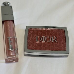 Dior Lip maximizer 206 and Blush 012 Rosewood